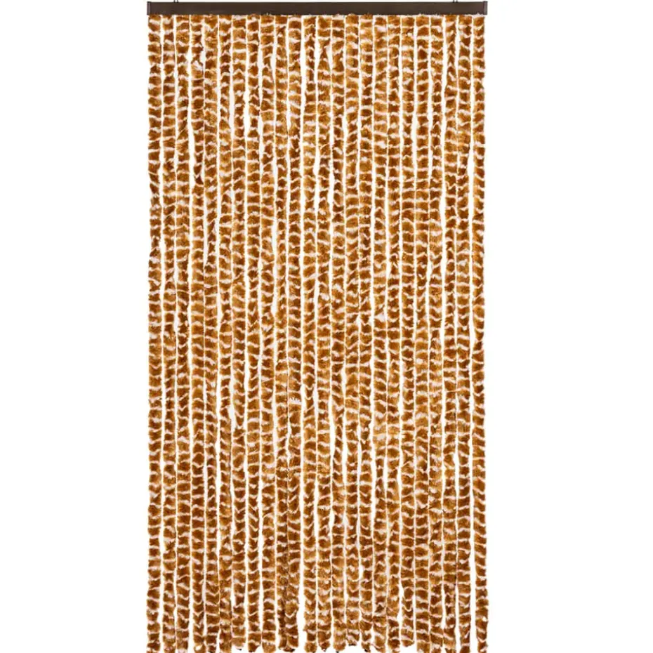 vidaXL - Deurgordijn - Geel - Polypropyleen - 100 x 220 cm