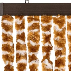 vidaXL - Deurgordijn - Geel - Polypropyleen - 100 x 220 cm