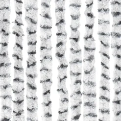 vidaXL - Deurgordijn - Grijs - Polypropyleen - 90 x 220 cm