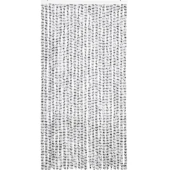 vidaXL - Deurgordijn - Grijs - Polypropyleen - 100 x 220 cm