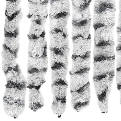 vidaXL - Deurgordijn - Grijs - Polypropyleen - 100 x 220 cm