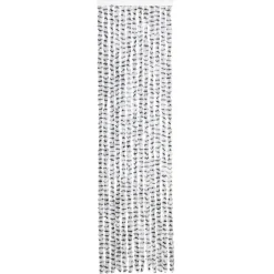 vidaXL - Deurgordijn - Grijs - Polypropyleen