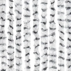 vidaXL - Deurgordijn - Grijs - Polypropyleen