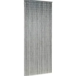 vidaXL - Deurgordijn - Grijs - Bamboe - 90 x 200 cm