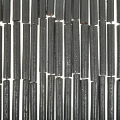 vidaXL - Deurgordijn - Grijs - Bamboe - 90 x 200 cm