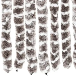 vidaXL - Deurgordijn - Taupe - Polypropyleen