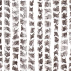 vidaXL - Deurgordijn - Taupe - Polypropyleen