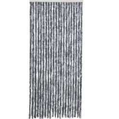 vidaXL - Deurgordijn - Zilver - Polypropyleen - 90 x 200 cm