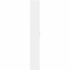 vidaXL - 2-deurs Kledingkast met planken - Bewerket hout - Wit - 55x25x189 cm