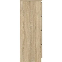 vidaXL - Dressoir - Bruin - Bewerkt hout