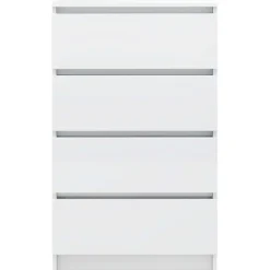 vidaXL - Dressoir - Wit - Bewerkt hout