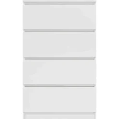 vidaXL - Dressoir - Wit - Bewerkt hout