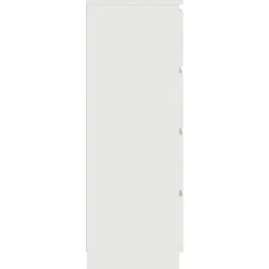 vidaXL - Dressoir - Wit - Bewerkt hout