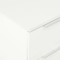 vidaXL - Dressoir - Wit - Bewerkt hout