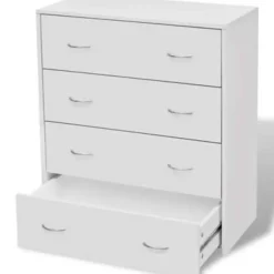 vidaXL - Dressoir - Wit - Hout