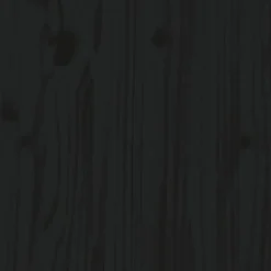 vidaXL - Dressoir - Zwart - Grenenhout - 2 stuks