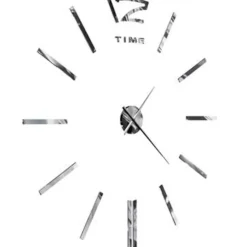 vidaXL - 3d-wandklok - Zilver - Acryl