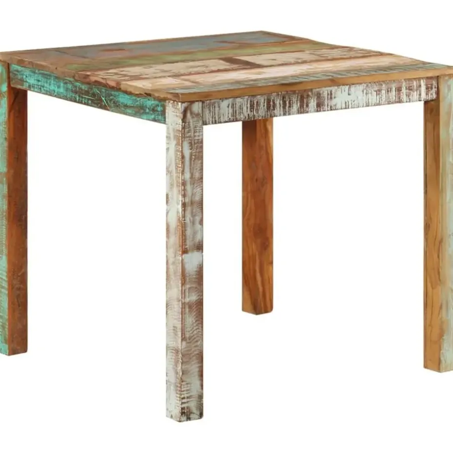 vidaXL - Eettafel - Multikleur - Hout - 82 x 80 x 76 cm