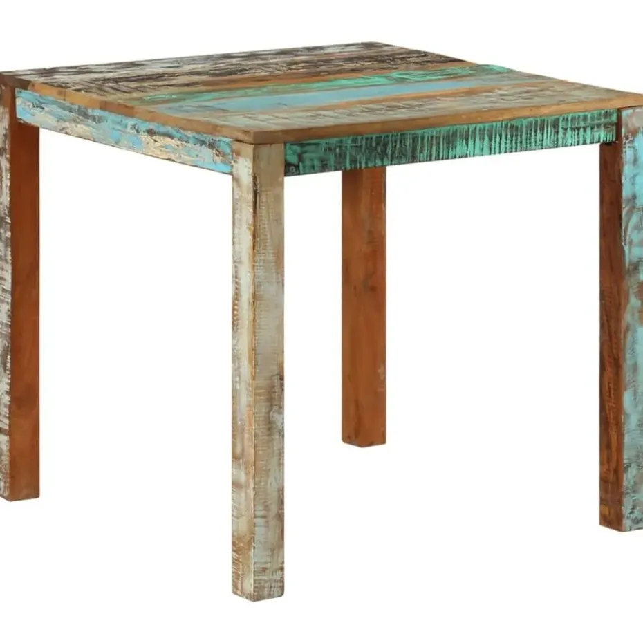 vidaXL - Eettafel - Multikleur - Hout - 82 x 80 x 76 cm