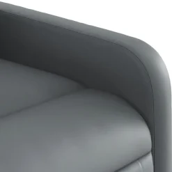 vidaXL - Fauteuil - Grijs - Kunstleer