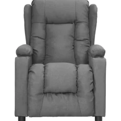 vidaXL - Fauteuil - Grijs - Stof