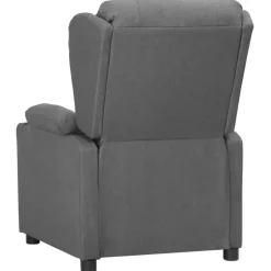 vidaXL - Fauteuil - Grijs - Stof