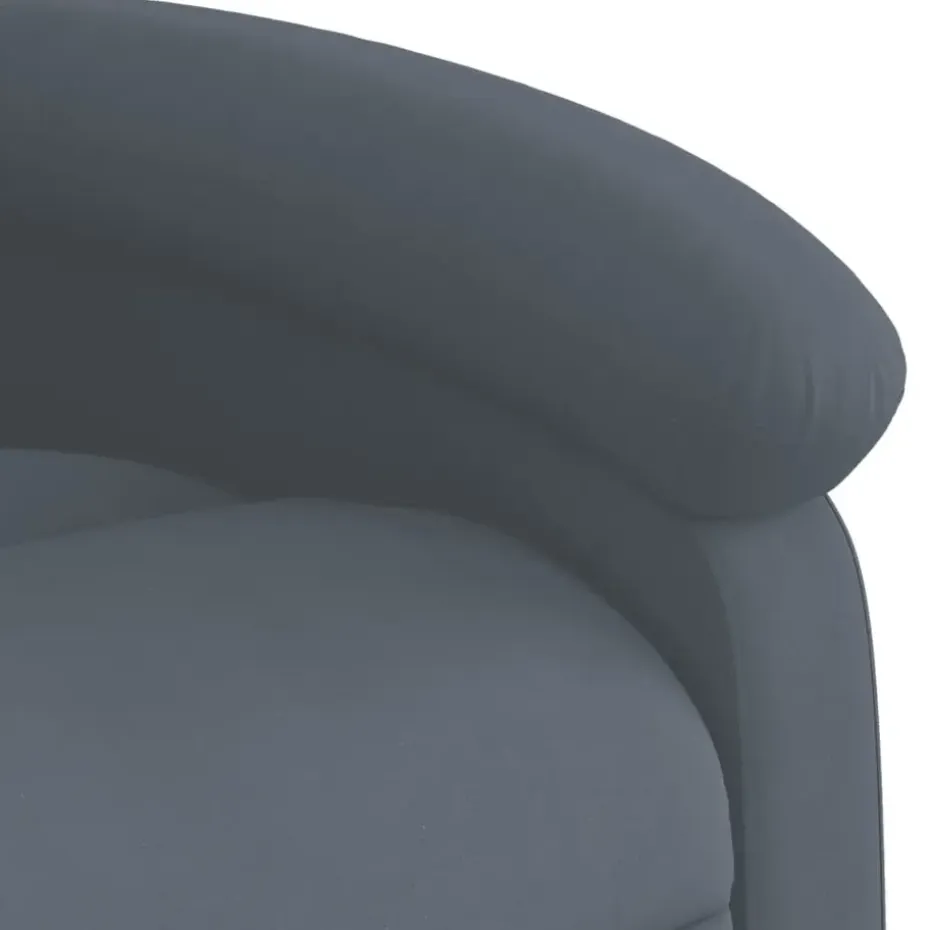 vidaXL - Fauteuil - Grijs - Fluweel