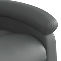 vidaXL - Fauteuil - Grijs - Kunstleer