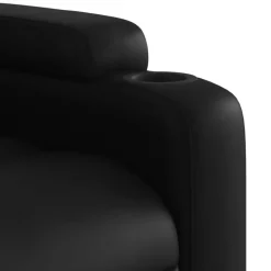 vidaXL - Fauteuil - Zwart - Kunstleer