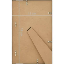 vidaXL - Fotolijst - Wit - MDF - 13 x 18 cm - 3 stuks