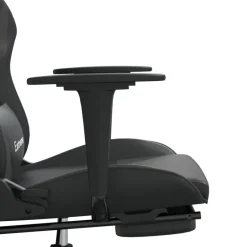 vidaXL - Gamingstoel - Grijs - Kunstleer