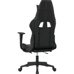 vidaXL - Gamingstoel - Grijs - Kunstleer