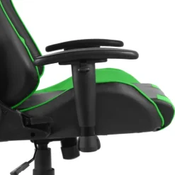 vidaXL - Gamingstoel - Groen - PVC