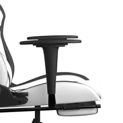 vidaXL - Gamingstoel - Wit - Kunstleer