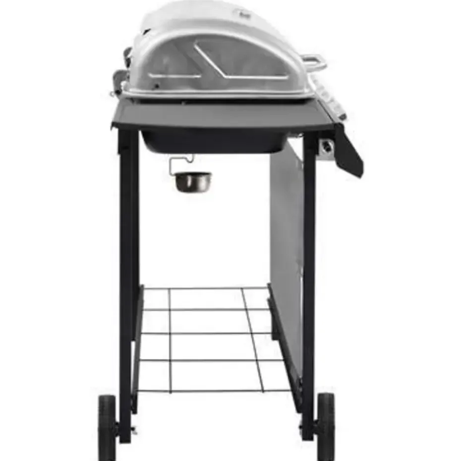 vidaXL - Gasbarbecue-grill - Zilver - Staal