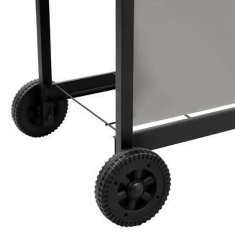 vidaXL - Gasbarbecue-grill - Zilver - Staal