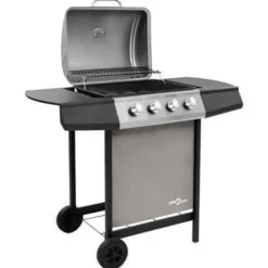 vidaXL - Gasbarbecue-grill - Zilver - Staal