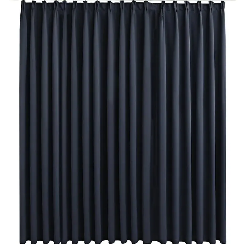 vidaXL - Gordijn - Antraciet - Stof