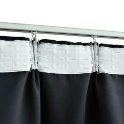 vidaXL - Gordijn - Antraciet - Stof