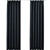 vidaXL - Gordijn - Antraciet - Stof - 140 x 225 cm