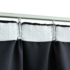 vidaXL - Gordijn - Antraciet - Stof - 140 x 175 cm