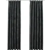 vidaXL - Gordijn - Antraciet - Fluweel - 140 x 175 cm - 2 stuks