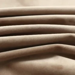 vidaXL - Gordijn - Beige - Fluweel