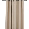 vidaXL - Gordijn - Beige - Stof - 290 x 245 cm
