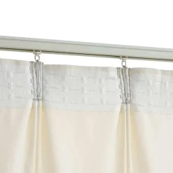 vidaXL - Gordijn - Crème - Fluweel - 140 x 175 cm - 2 stuks