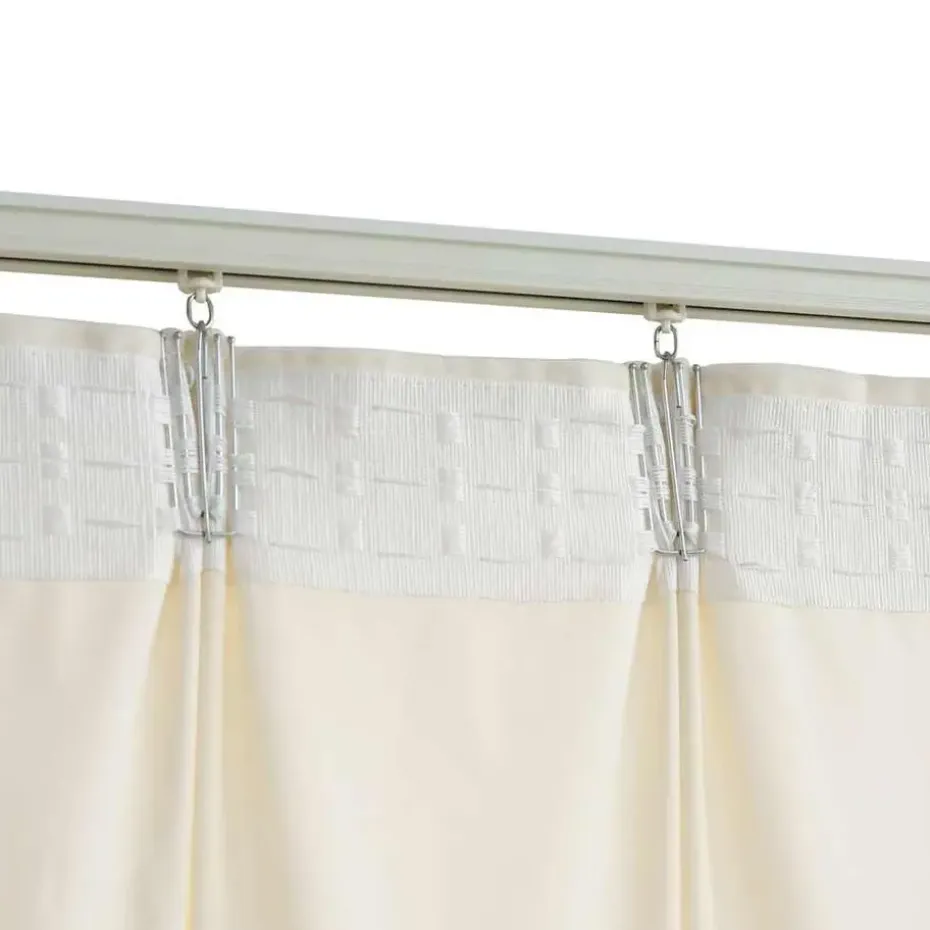 vidaXL - Gordijn - Crème - Fluweel - 140 x 175 cm - 2 stuks