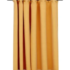 vidaXL - Gordijn - Geel - Stof