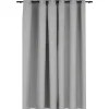 vidaXL - Gordijn - Grijs - Stof - 290 x 245 cm