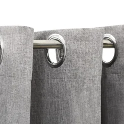 vidaXL - Gordijn - Grijs - Stof - 290 x 245 cm