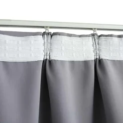 vidaXL - Gordijn - Grijs - Stof